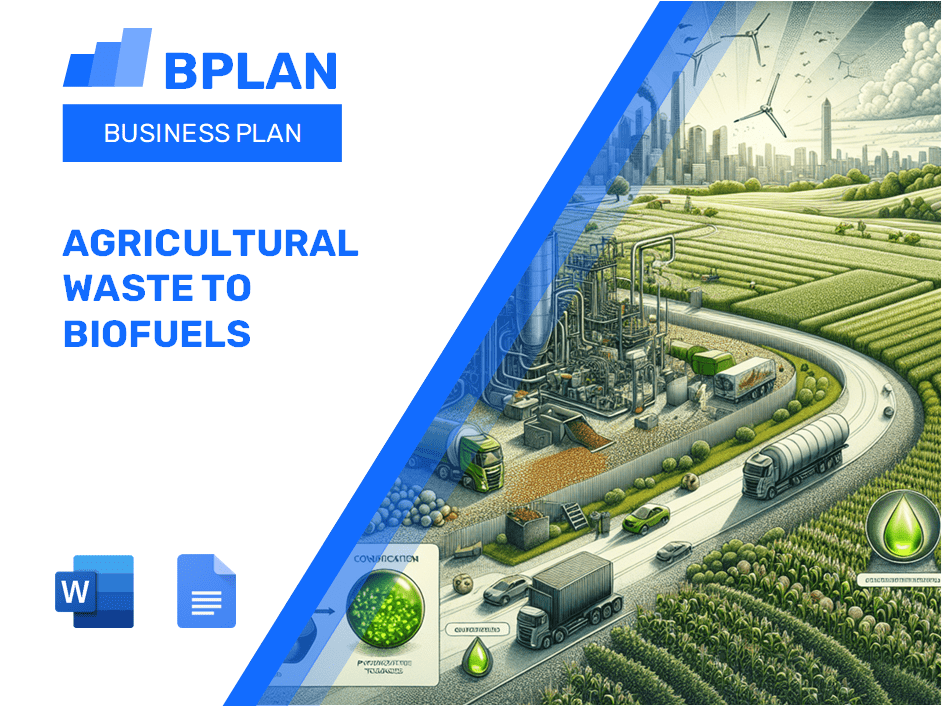 Agricultural Waste To Biofuels Business Plan