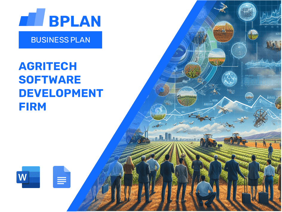 Agritech Software Development Firm Business Plan