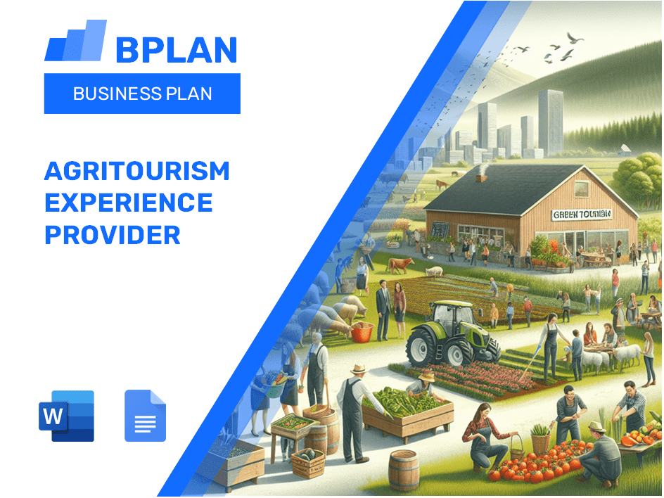 Agritourism Experience Provider Business Plan