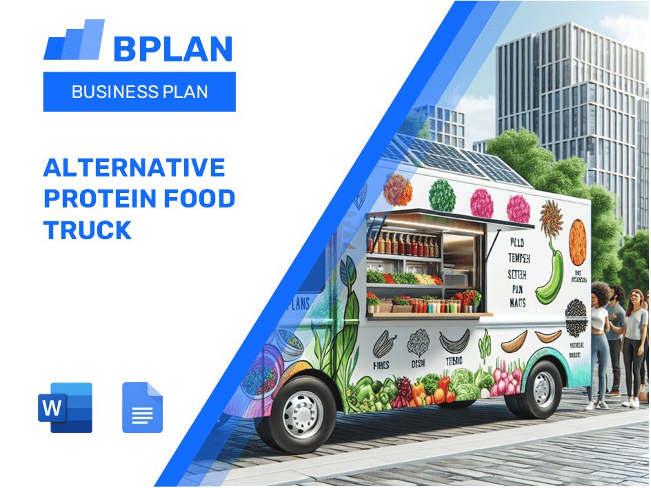 Alternative Protein Food Truck Business Plan