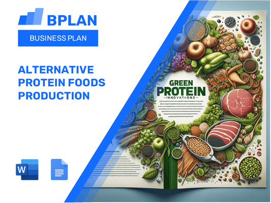 Alternative Protein Foods Production Business Plan