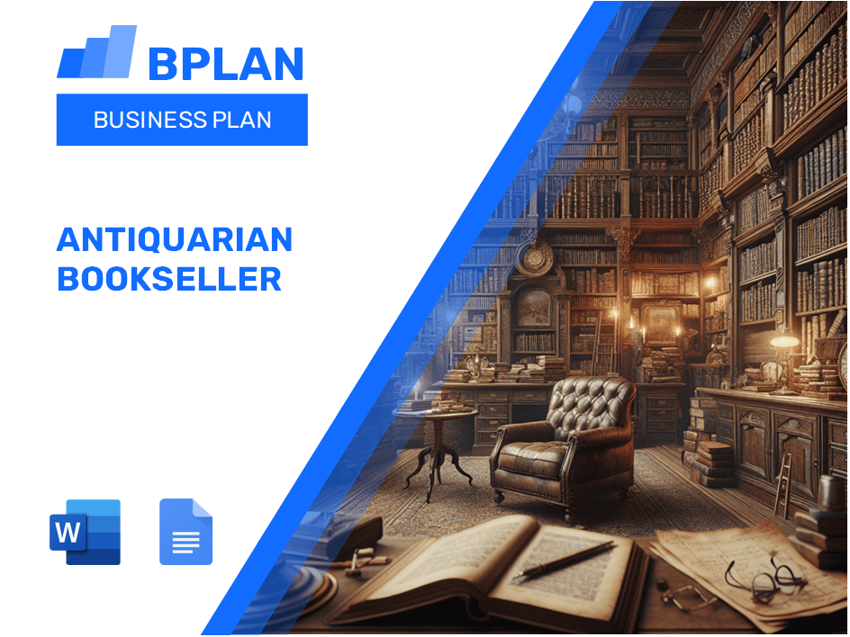 Antiquarian Bookseller Business Plan