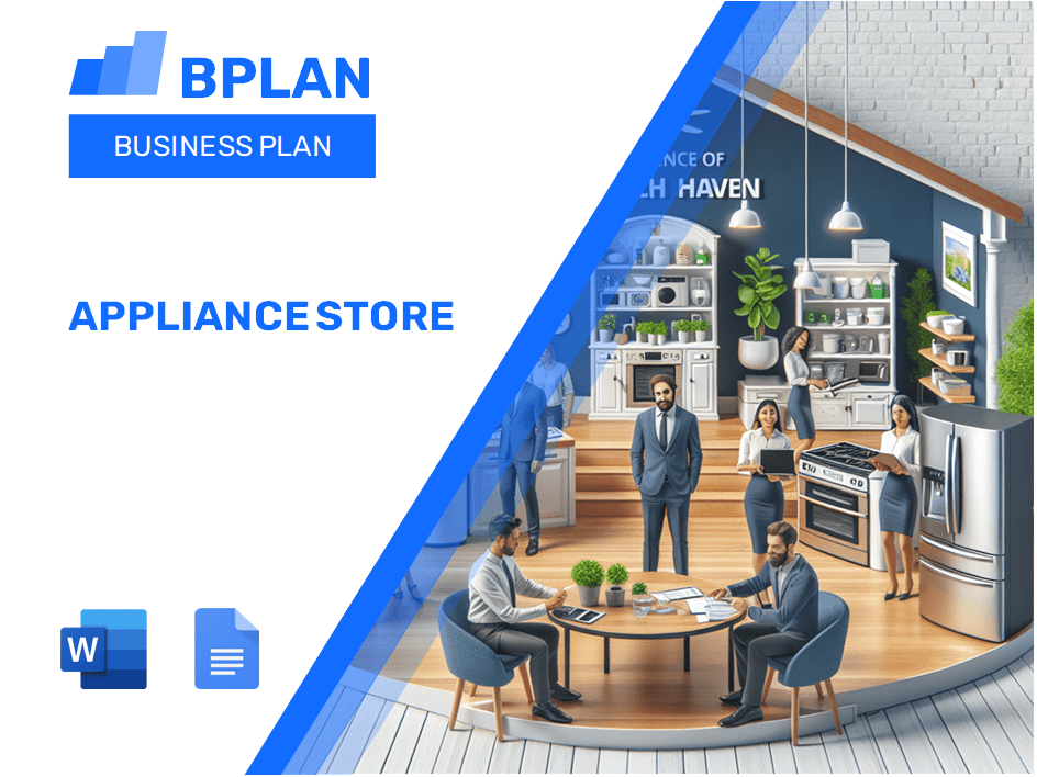 Appliance Store Business Plan