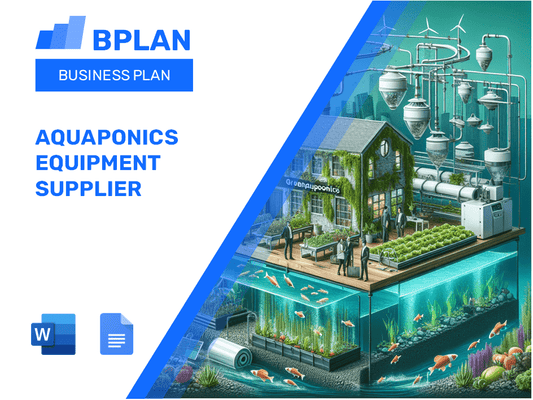 Aquaponics Equipment Supplier Business Plan