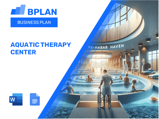 Aquatic Therapy Center Business Plan