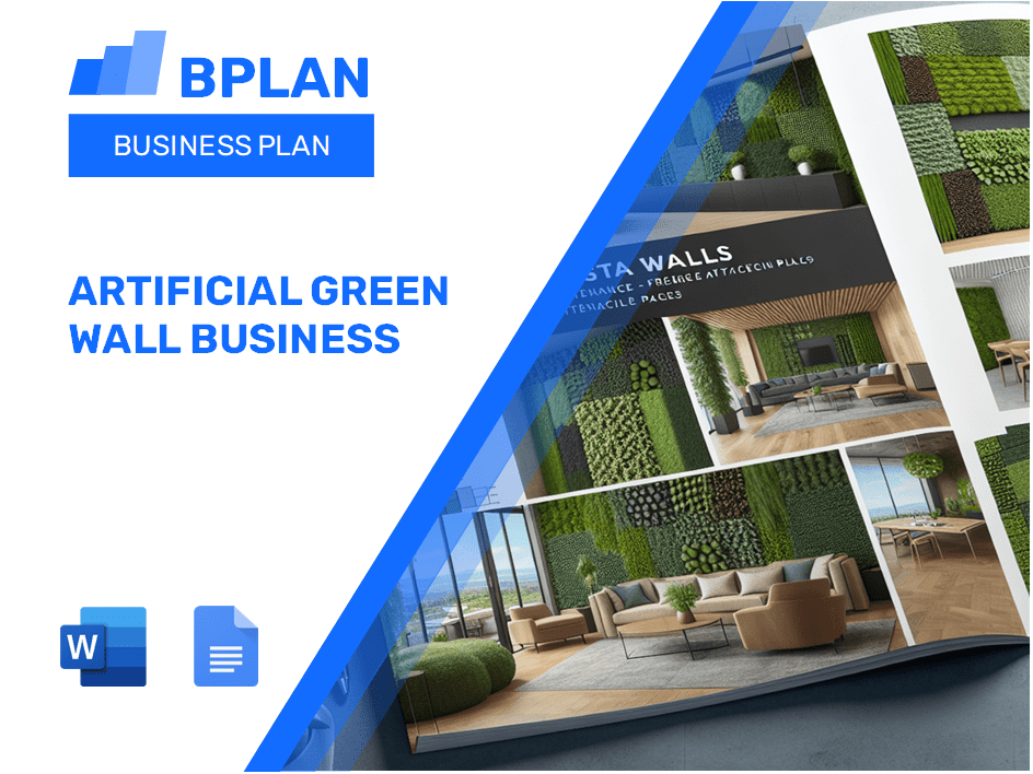 Artificial Green Wall Business Plan