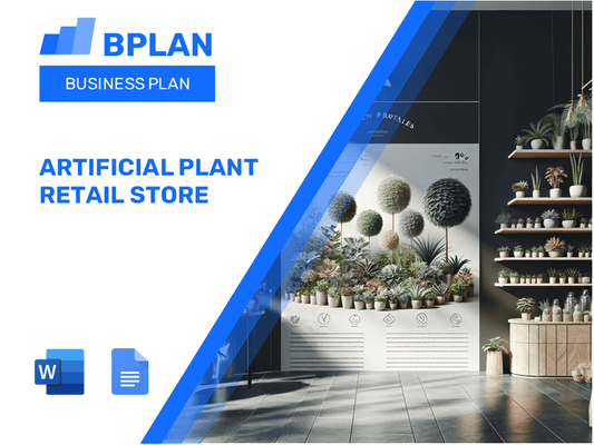 Artificial Plant Retail Store Business Plan