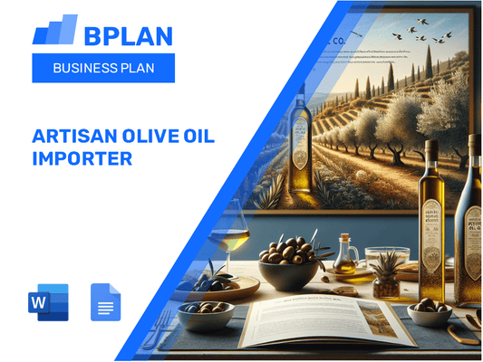 Artisan Olive Oil Importer Business Plan