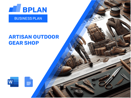 Artisan Outdoor Gear Shop Business Plan