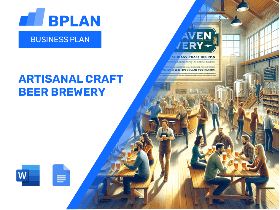 Artisanal Craft Beer Brewery Business Plan