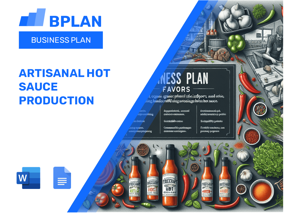 Artisanal Hot Sauce Production Business Plan