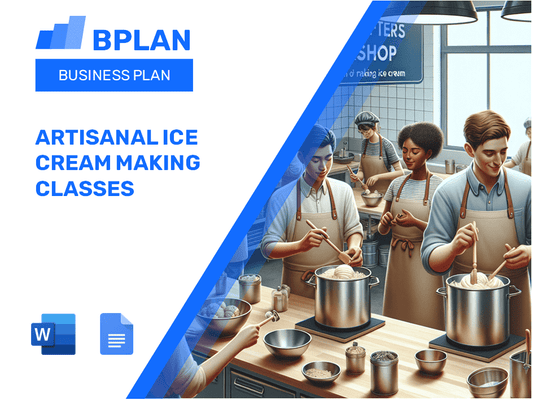 Artisanal Ice Cream Making Classes Business Plan