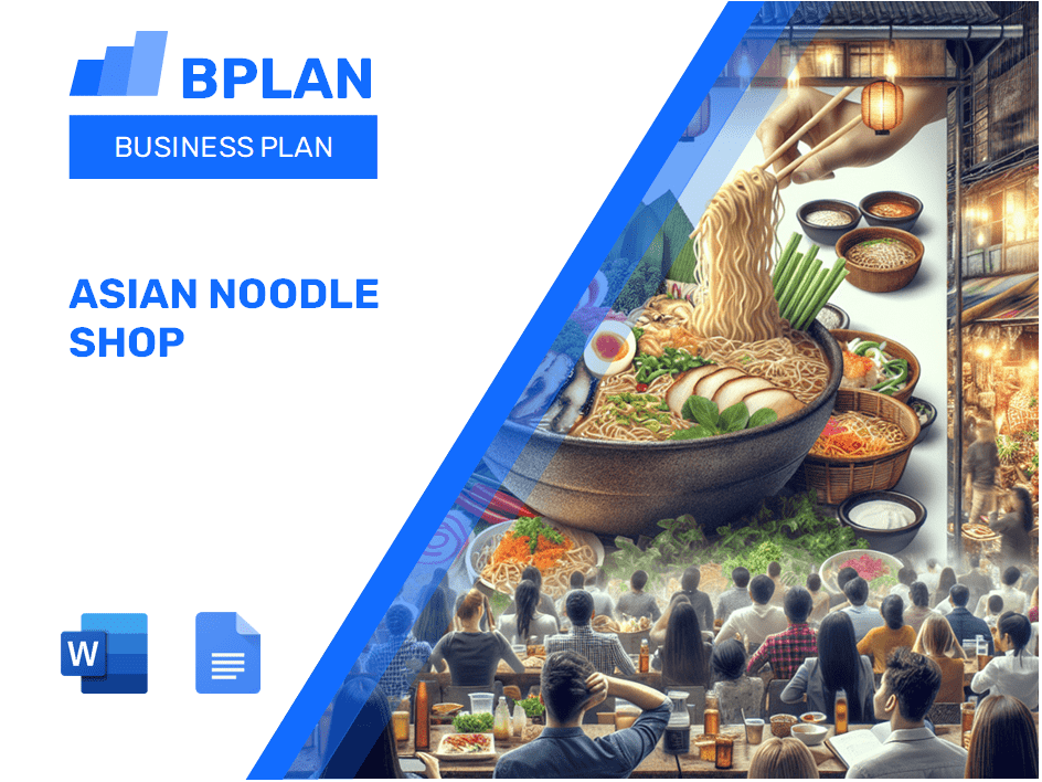 Asian Noodle Shop Business Plan