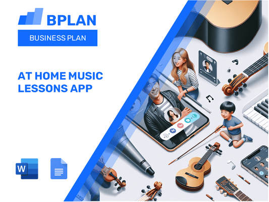 At Home Music Lessons App Business Plan