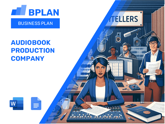 Audiobook Production Company Business Plan