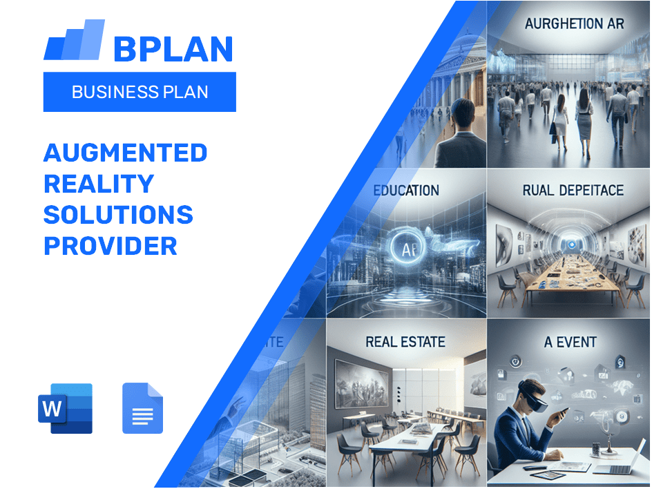 Augmented Reality Solutions Provider Business Plan