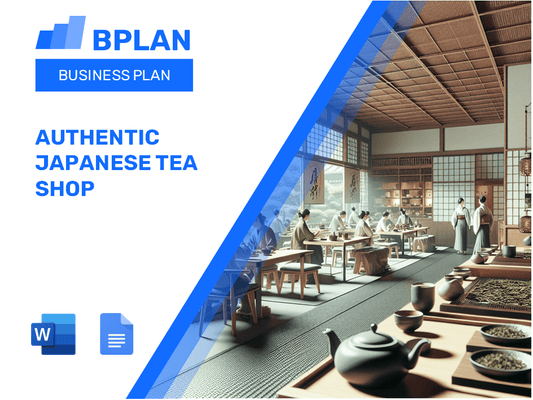 Authentic Japanese Tea Shop Business Plan