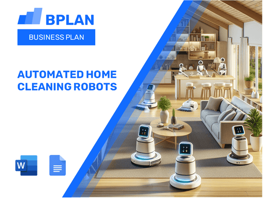 Plan de negocios automatizado de robots de limpieza para el hogar