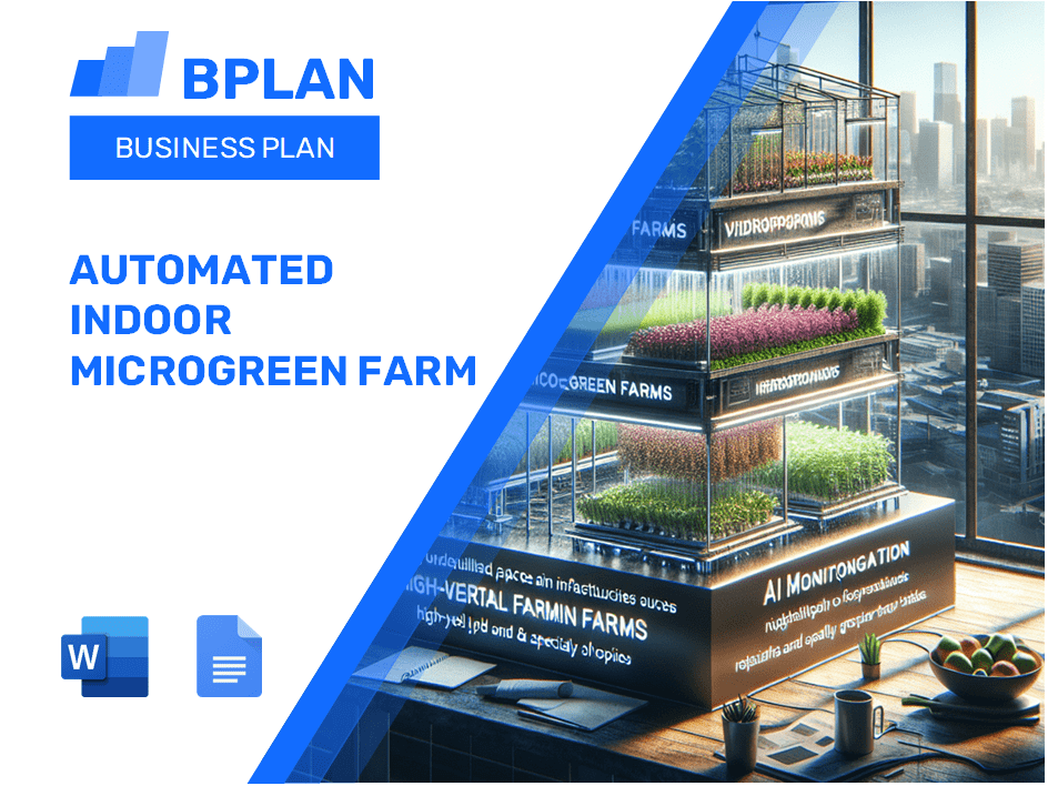 Automated Indoor Microgreen Farm Business Plan