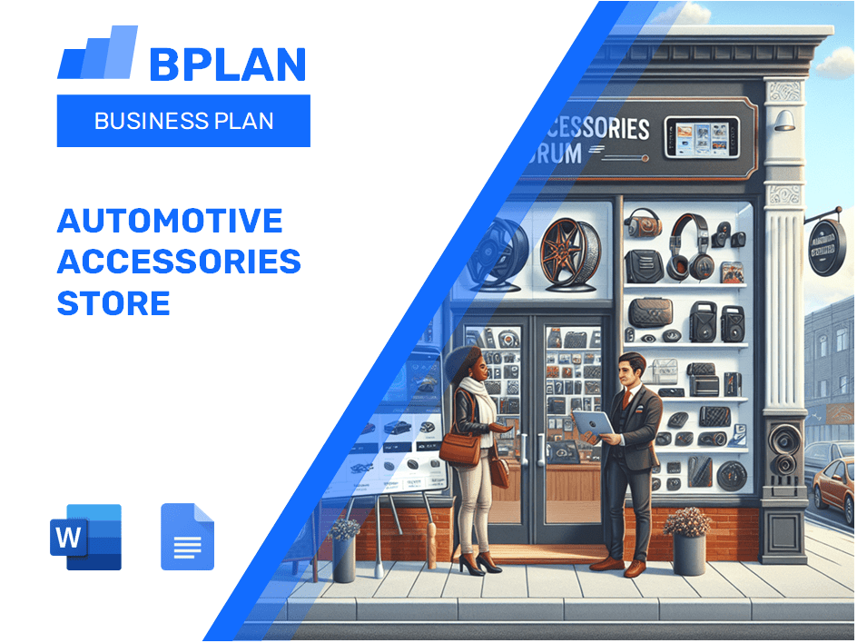 Automotive Accessories Store Business Plan