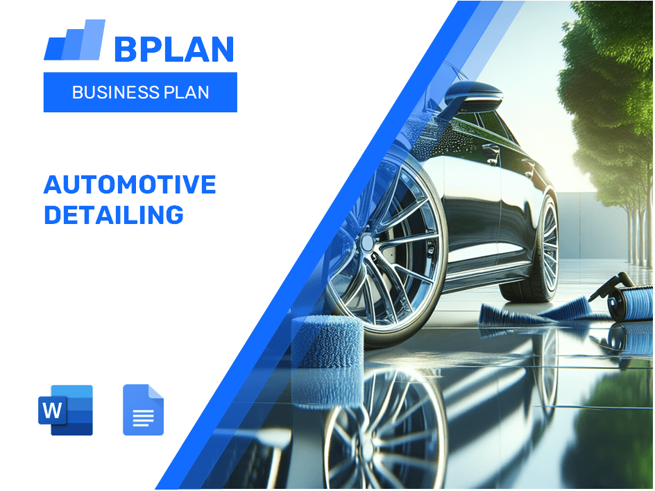 Automotive Detailing Business Plan