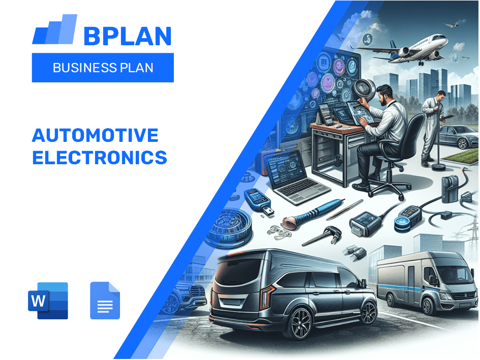 Automotive Electronics Business Plan