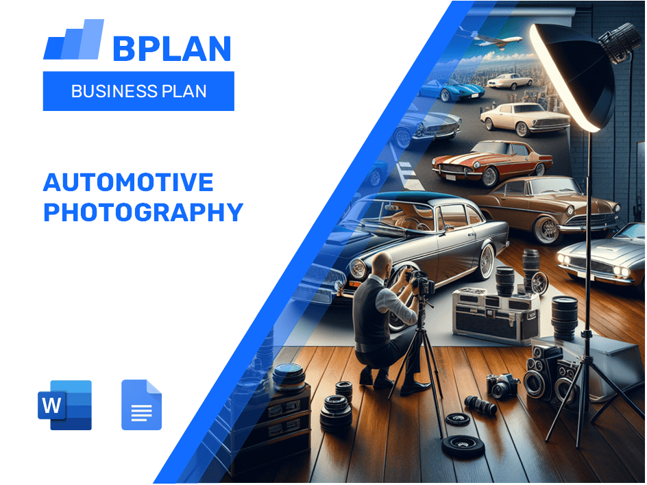 Automotive Photography Business Plan