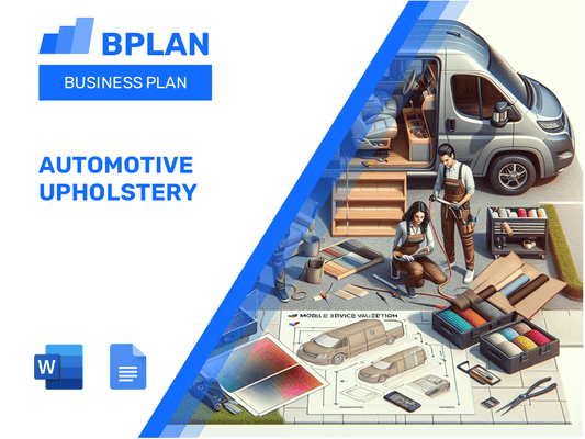 Automotive Upholstery Business Plan