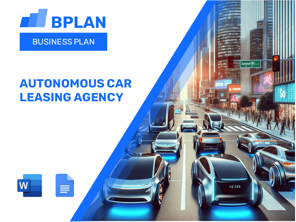 Autonomous Car Leasing Agency Business Plan