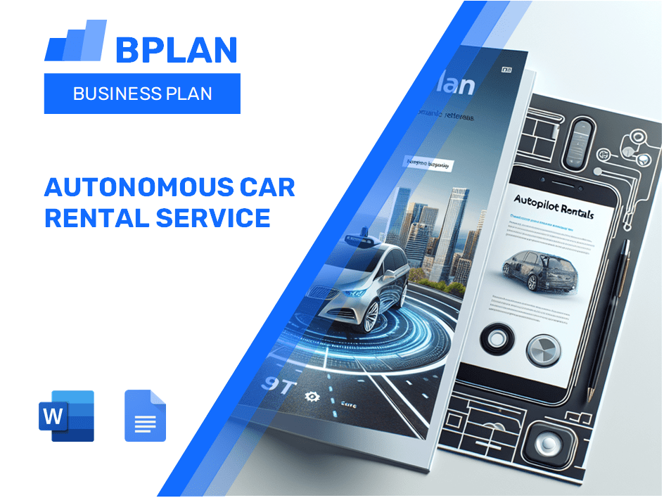 Autonomous Car Rental Service Business Plan