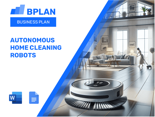 Plan d'affaires des robots de nettoyage de maison autonome