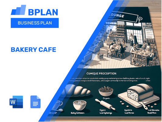 Plan d'affaires du café de la boulangerie