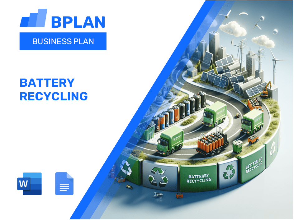 Plano de negócios de reciclagem de bateria