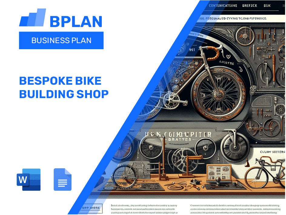 Plano de negócios de lojas de construção de bicicletas sob medida