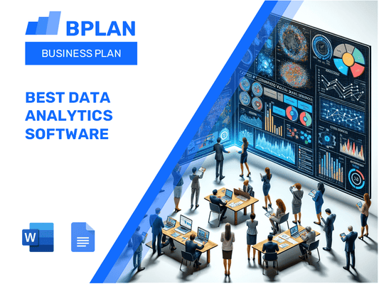 Melhor plano de negócios de software de análise de dados