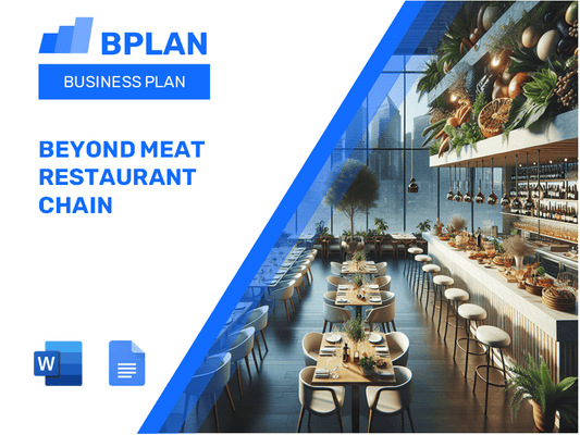 Beyond Meat Restaurant Chain Plan de negocios