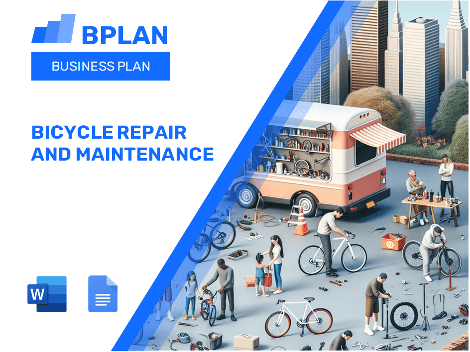 Plano de negócios de reparo e manutenção de bicicletas