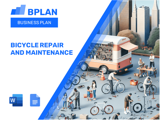 Plano de negócios de reparo e manutenção de bicicletas