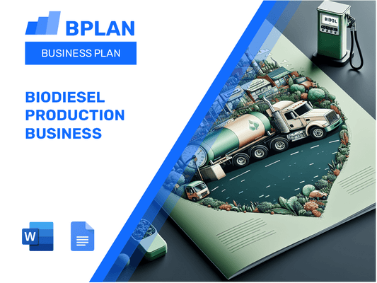 Plano de negócios de produção de biodiesel