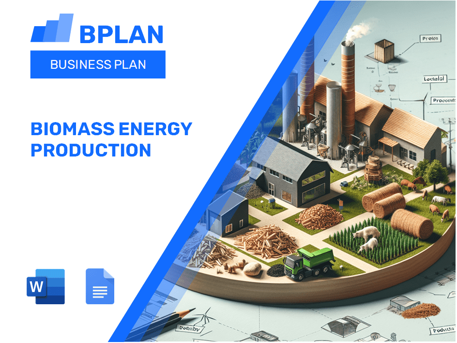 Plano de Negócios de Produção de Energia de Biomassa