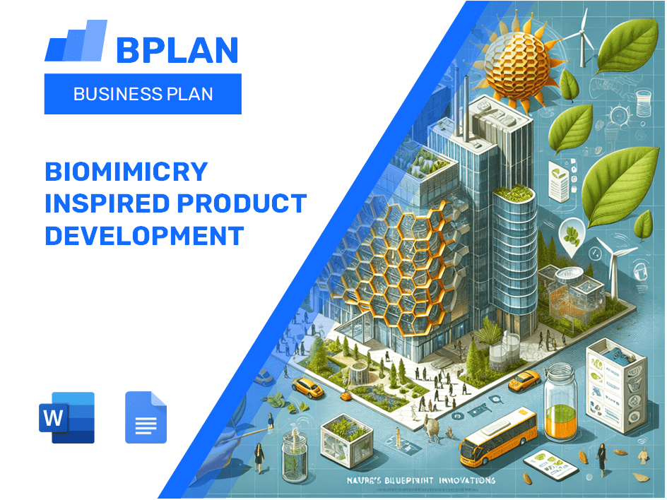 Plano de Negócios de Desenvolvimento de Produtos Inspirados em Biomimetria