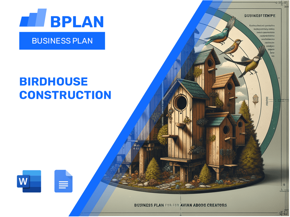 Plano de Negócios de Construção de Birdhouse