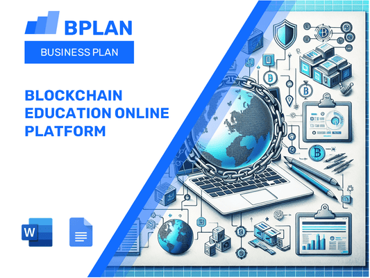 Blockchain Education Online Platform Business Plan