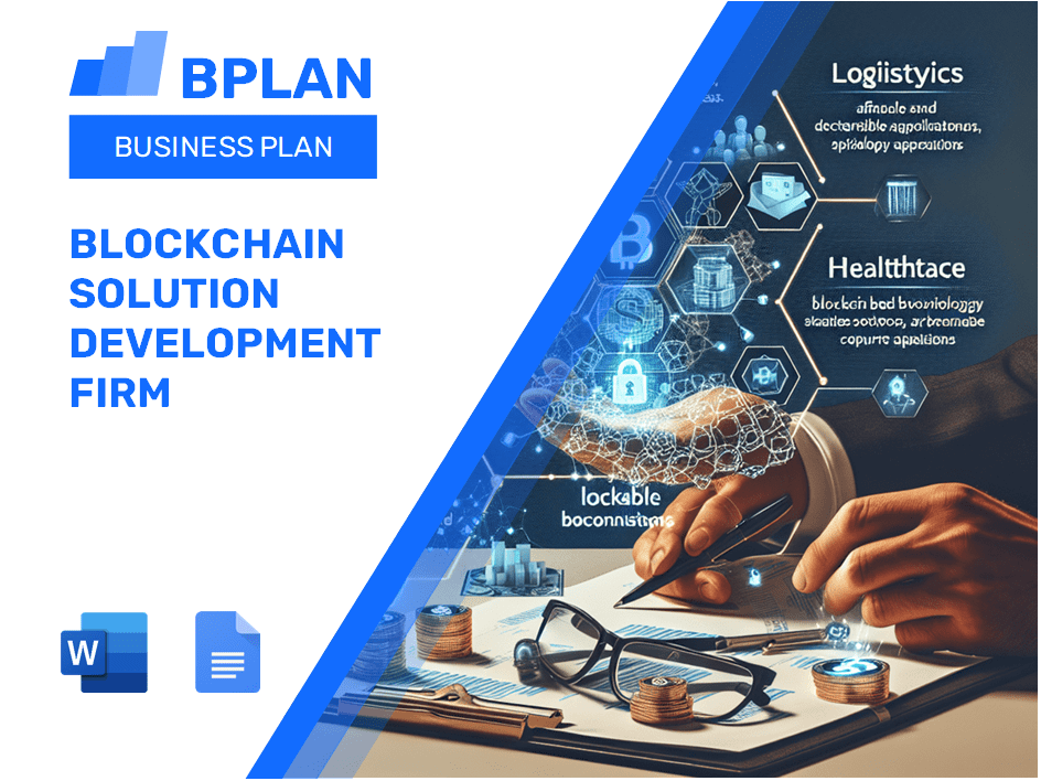 Blockchain Solution Development Firm Business Plan