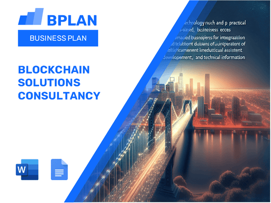 Plano de negócios de consultoria de soluções de blockchain