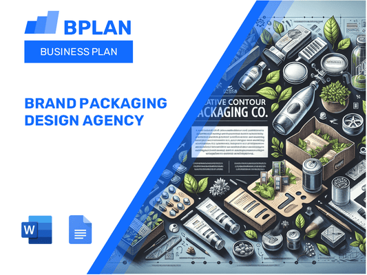 Plano de negócios da agência de design de embalagens de marca