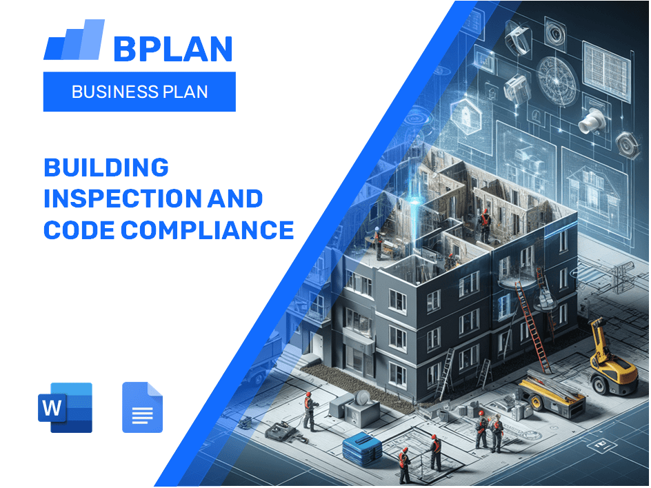 Plano de negócios de inspeção e conformidade de código
