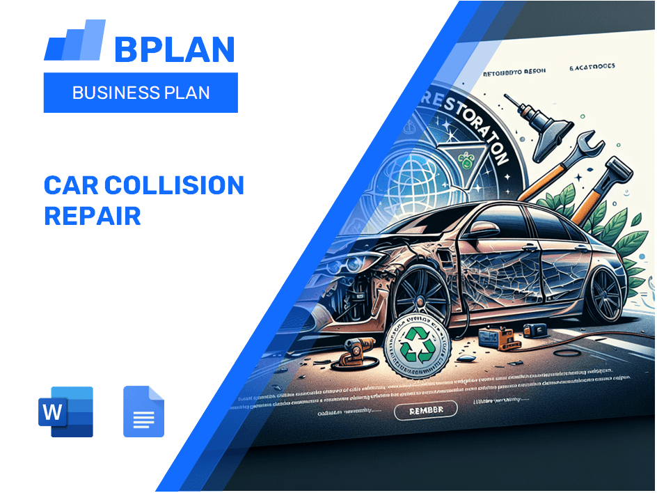 Plano de negócios de reparo de colisão de carros