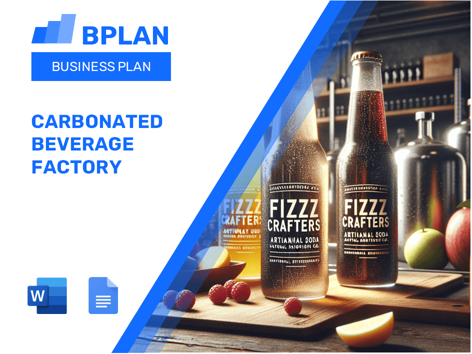 Carbonated Beverage Factory Business Plan