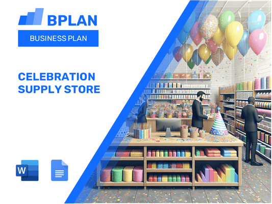 Celebration Supply Store Business Plan